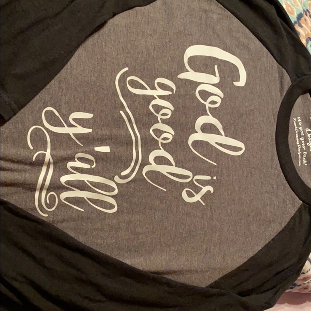 Three quarter sleeved